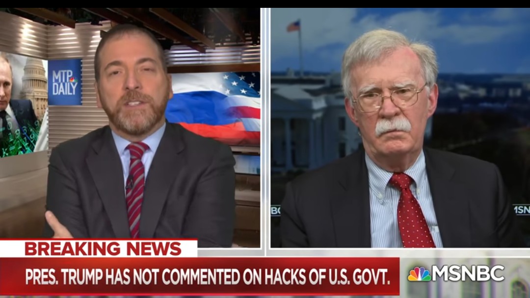 StockScout1's tweet image. 18Dec2020 @chucktodd and  @AmbJohnBolton Two Bumbling Fools.
Bolton a @FoxNews pundit, has no logical clue and is allowed on @MSNBC 
#RussianHack #ChrisWray #MSNBC 
youtu.be/I7HO8SBU034