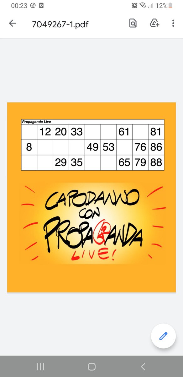 #propagandalive #propagandatombola