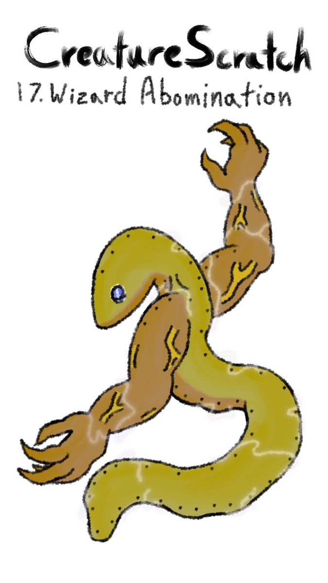 TheBoyd's tweet photo. Next two days of my new fantasy creature series. #UniqueCreatureScratch #fantasy #dnd #dndart https://t.co/Y5A9XV91UQ