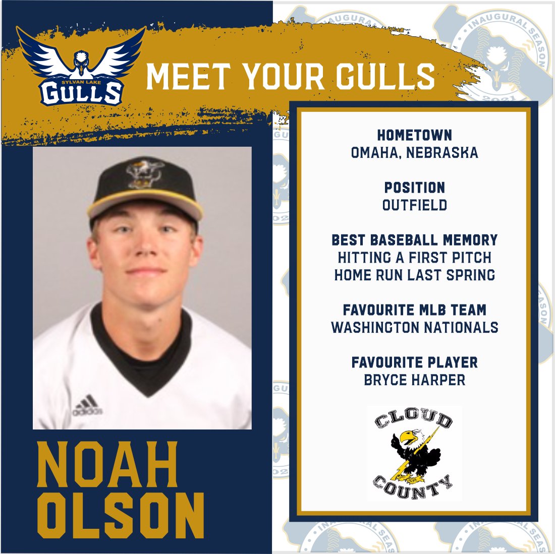 SylvanLakegulls's tweet photo. Gulls fans, please welcome Johnny Carter from Vancouver, Washington and Noah Olson from Omaha, Nebraska!
Johnny is a 6'5" Pitcher at NCAA Division 1 @UPortland and Noah is an Outfielder at NJCAA Division 1 @cloudbaseball in Concordia, Kansas.
#sylvanborn #GullsBaseball https://t.co/C9wcLklC1C