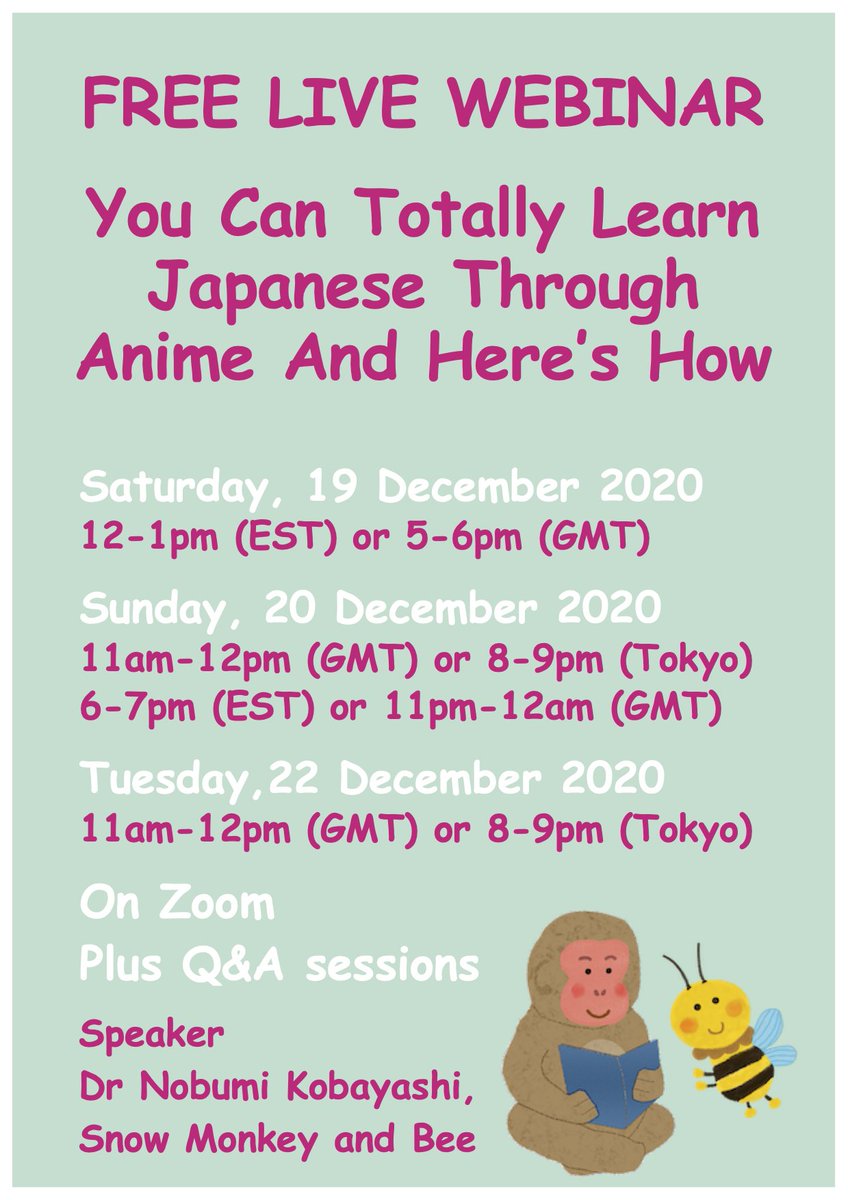 Snow Monkey And Bee tweet media