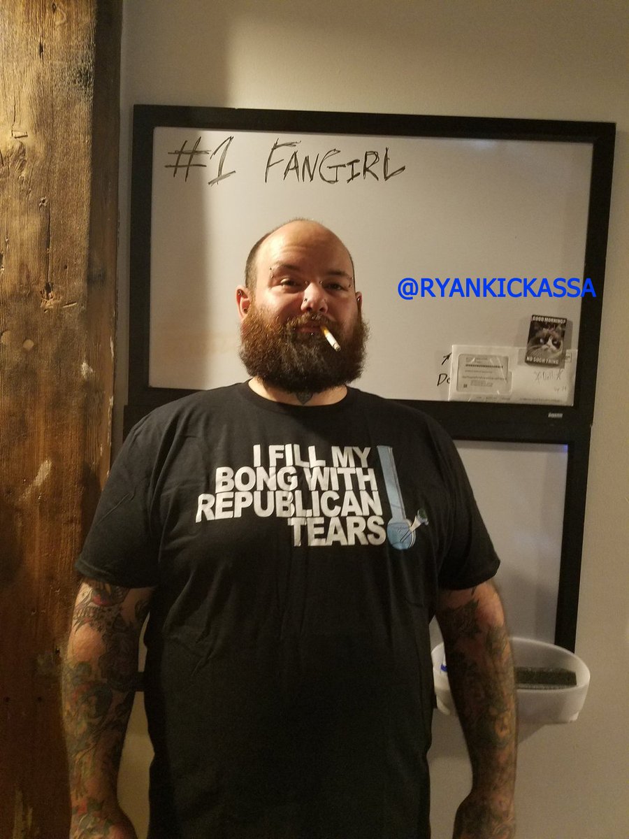 ryankickassa's tweet photo. Turn a few heads and get some upset glances from Trump lovers with my "I Fill My Bong With Republican Tears" merch! Available in shirts, hoodies, stickers and more! Buy one for your racist uncle or grandparents!

Shop at my merch store here - https://t.co/u5ImgVzjdV https://t.co/BTy0LtFph5