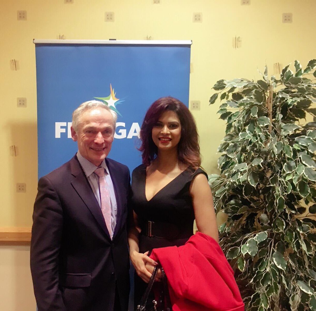 This picture was taken at the Fingal Constituency AGM with <a href="/RichardbrutonTD/">Richard Bruton</a> before the Covid pandemic .