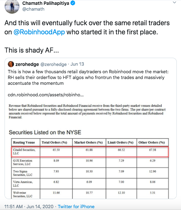 6/ Contrary to popular belief, RH is not accused of engaging in frontrunning (directly or indirectly) in the SEC order, and frontrunning is highly illegal.