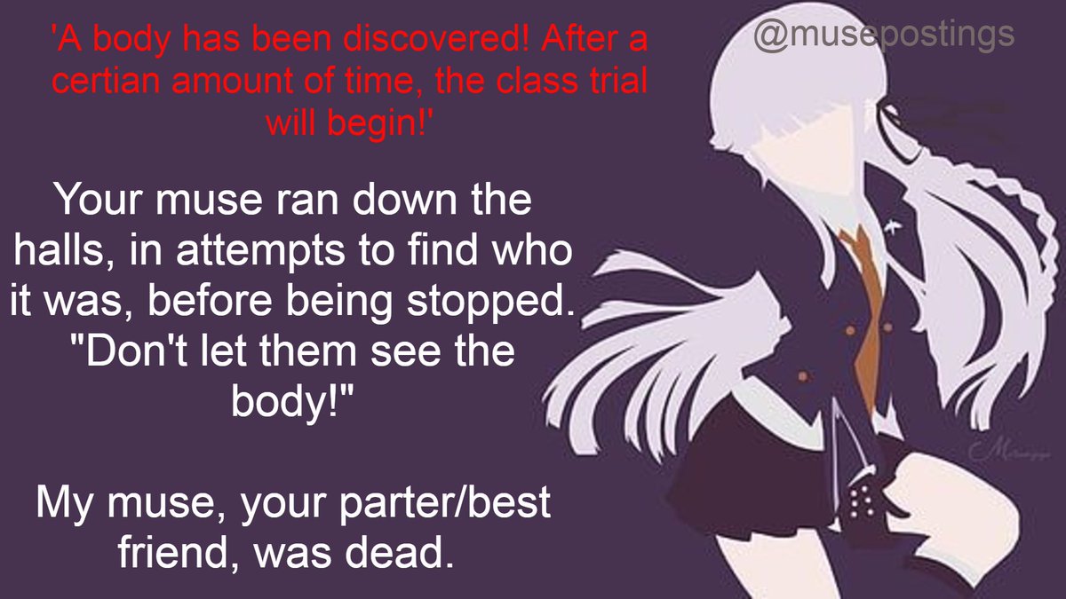 #danganronpa #sdr2 #openrp #musepostings #roleplay