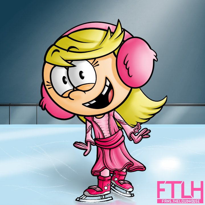 #FTLH Lola Loud on ice skating. 