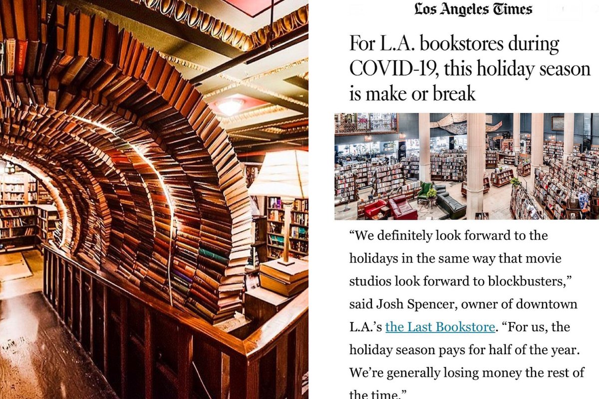 DowntownLA.com (@downtown_la) on Twitter photo The <a href="/LastBookstoreLA/">The Last Bookstore</a> has so many options for your gift list this year & so many ways to buy. Shop in-store daily 11am-8pm, let them curate a book box for you or visit their new @shoplastbookstore Insta profile for live sales of Rare & Collectible Books. shopthelastbookstore.com The <a href="/LastBookstoreLA/">The Last Bookstore</a> has so many options for your gift list this year & so many ways to buy. Shop in-store daily 11am-8pm, let them curate a book box for you or visit their new @shoplastbookstore Insta profile for live sales of Rare & Collectible Books. shopthelastbookstore.com