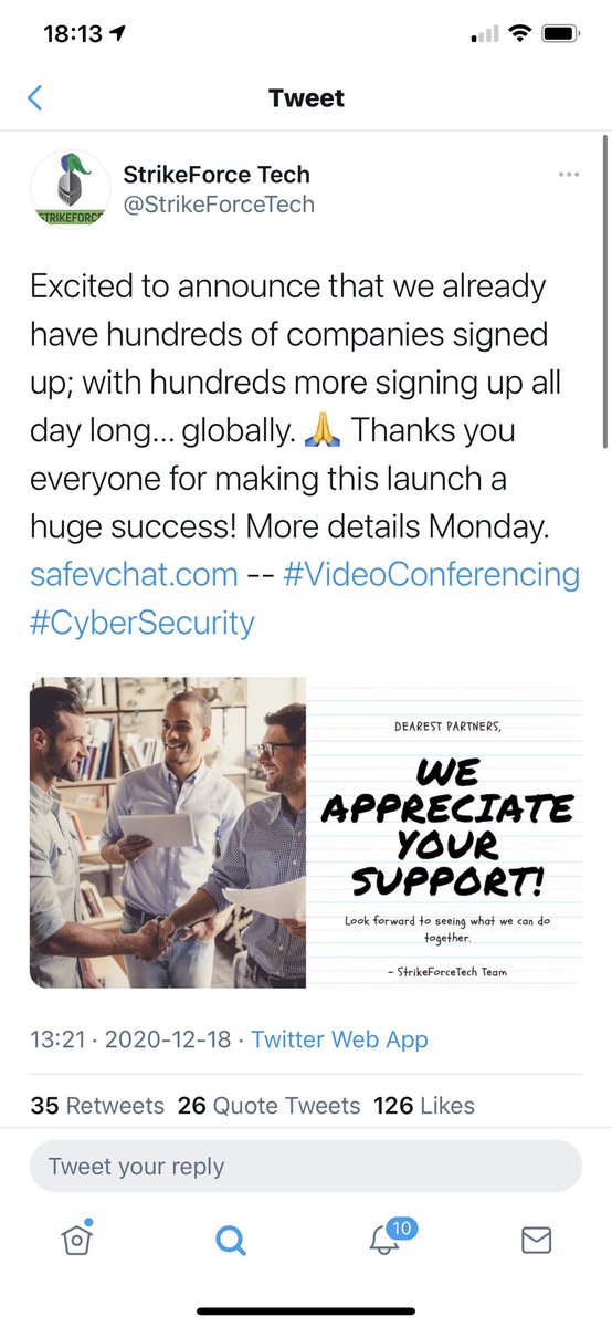 singh1_13's tweet photo. $SFOR they are right. The “other Guys” so called zoom have cyber security issues. Even news came out today. https://t.co/zJ5s0aDPDI https://t.co/6OUoDzxnc5