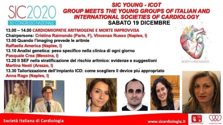 Sara Moscatelli (@saramoscatelli7) on Twitter photo Ready for ICoT?
Tomorrow the young italian cardiologists are going to talk about the most new topics in cardiology!
We are waiting for you! Join the community. #sic #sic2020 #sicdigital <a href="/GiovanniBenfari/">Giovanni Benfari</a> <a href="/DrGEMandoli/">Giulia Elena Mandoli, MD, PhD, FESC, FISC</a> <a href="/Drroxmehran/">Dr Roxana Mehran</a> <a href="/JGrapsa/">Julia Grapsa MD, PhD</a> <a href="/alessia_gimelli/">Alessia Gimelli</a> Ready for ICoT?
Tomorrow the young italian cardiologists are going to talk about the most new topics in cardiology!
We are waiting for you! Join the community. #sic #sic2020 #sicdigital <a href="/GiovanniBenfari/">Giovanni Benfari</a> <a href="/DrGEMandoli/">Giulia Elena Mandoli, MD, PhD, FESC, FISC</a> <a href="/Drroxmehran/">Dr Roxana Mehran</a> <a href="/JGrapsa/">Julia Grapsa MD, PhD</a> <a href="/alessia_gimelli/">Alessia Gimelli</a>