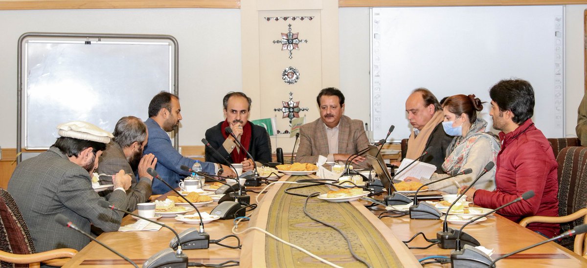 BRSP_Pakistan's tweet photo. The event was chaired by Special Secretary Health Muhammad Hayat Kakar &amp; CEO BRSP Nadir Gul Barech. Incharge Provincial COVID-19 Labs Dr Nadeem Samad, Provincial Coordinator COVID-19 Response Cell Dr Sarmad Saeed, DMS FJCH Dr Sadiq Baloch &amp; Ronrha Khan from WHO were also present. https://t.co/DyW0PXcxDX