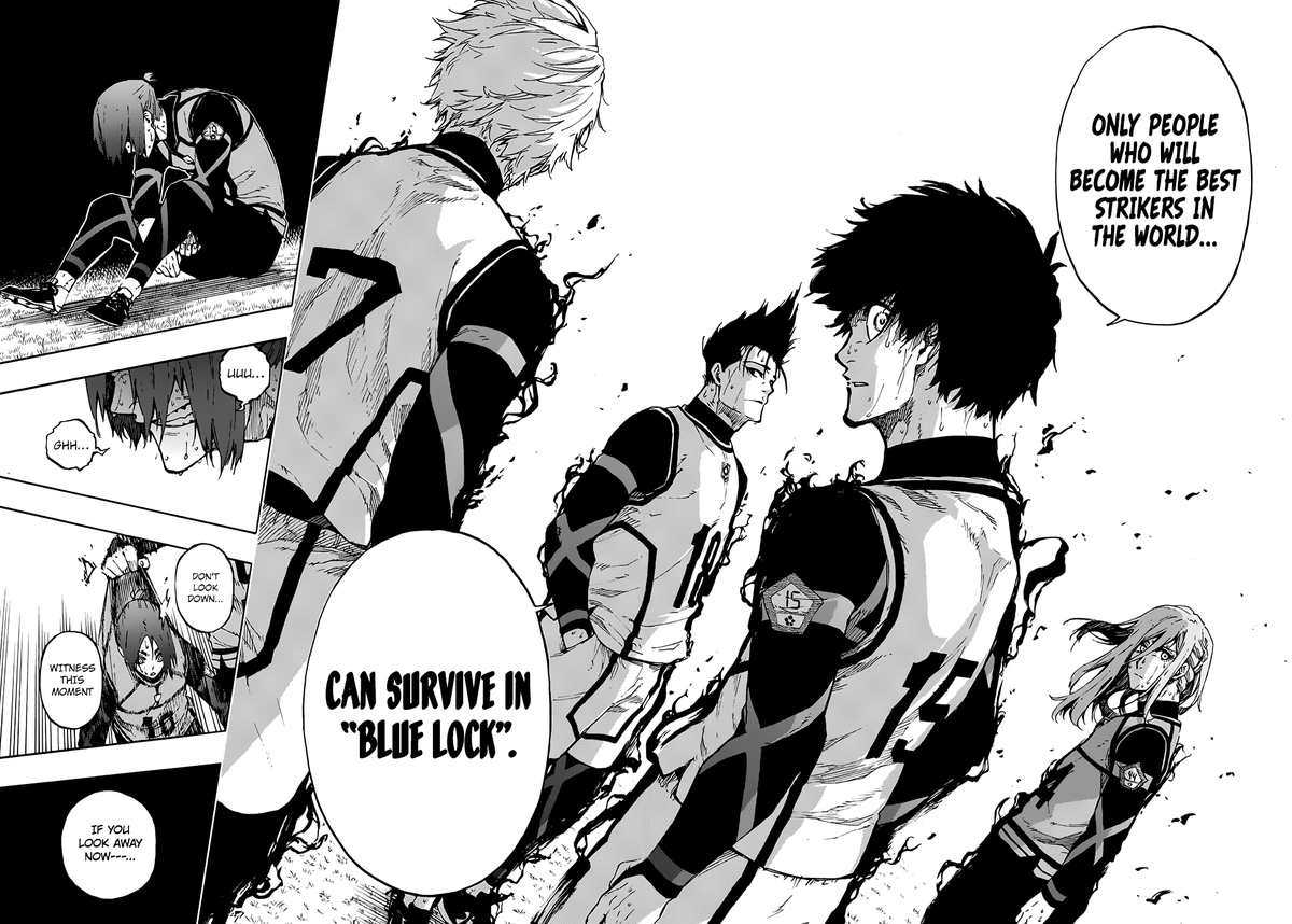 #9: Blue Lock by Muneyuki Kanshiro and illustrated by Yuusuke Nomura keeps the sports anime train running but with a protagonist unlike what people are likely to expect from a genre chock full of upbeat, do-gooder protags. This series turns soccer on its head in a very novel way.