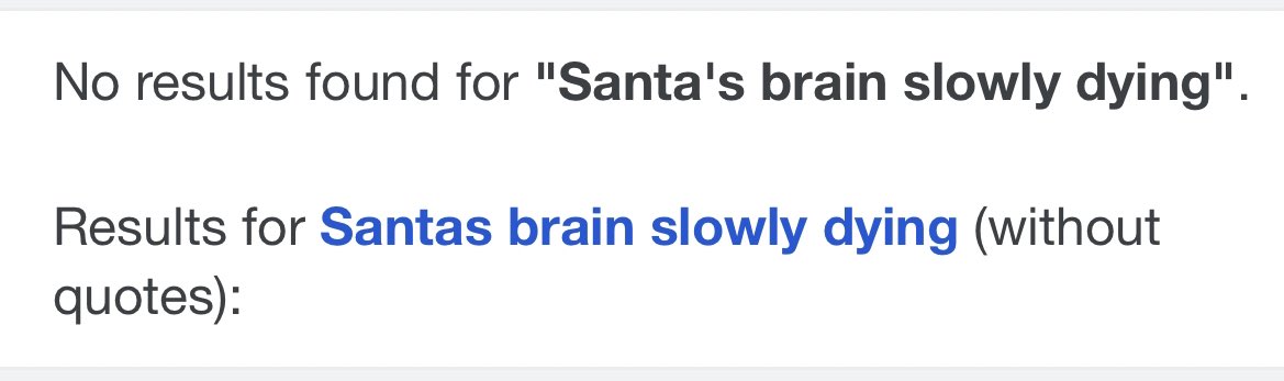 Santa Claus and Mrs. Claus appear to die of hypothermia in the first ten minutes.Fan theory: the entire rest of the movie - the elves, Lithgow, the “magic dust” - is a fantasy byproduct of Santa’s brain slowly dying.