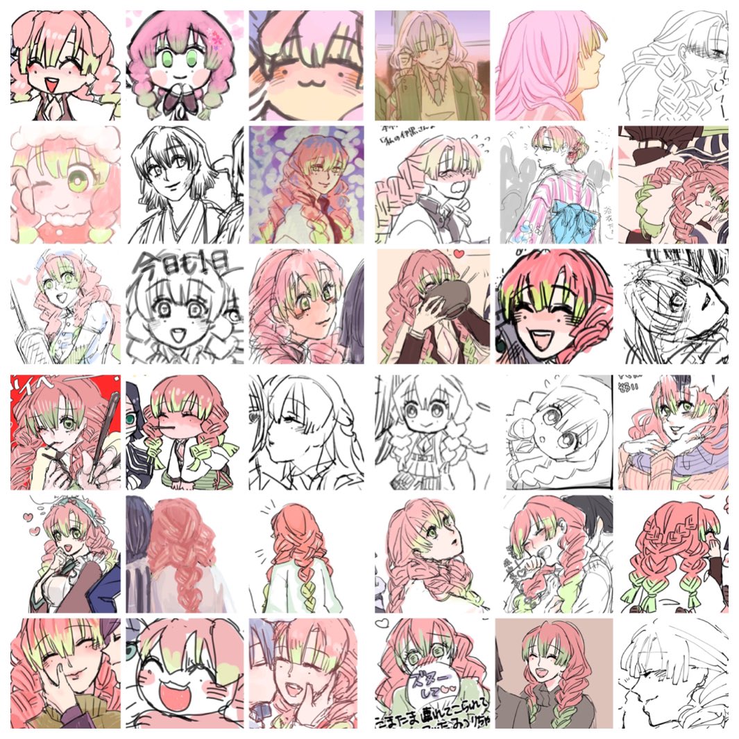 #今年描いた絵を晒そう
みつりちゃんも 