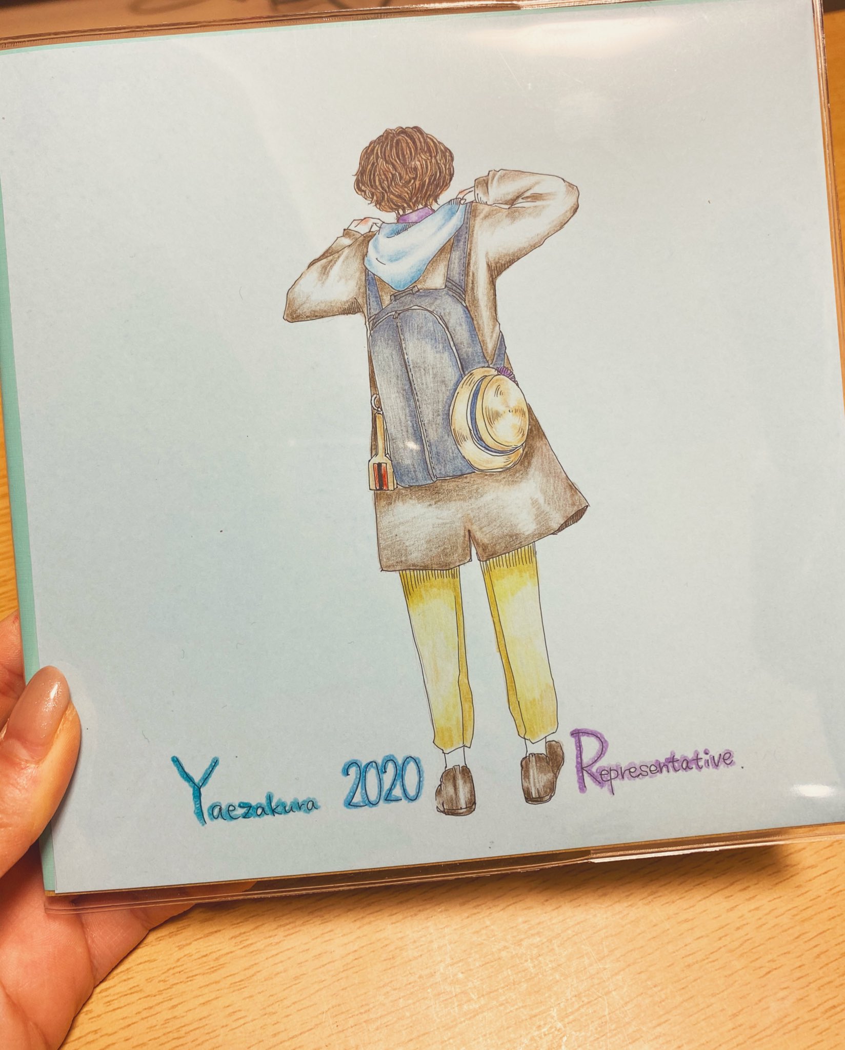 ゆ う こないだお手伝いした メッセージアルバムの表紙が出来た シンプル 絵本っぽい アナログ 3人それぞれのイメージが それらしく出てると 良いな 男の子が下げてるリュックには鳴子と衣装の帽子 手作りアルバム 表紙 アナログ Drawing ゆ う こないだお手伝いした メッセージアルバムの表紙が出来た シンプル 絵本っぽい アナログ 3人それぞれのイメージが それらしく出てると 良いな 男の子が下げてるリュックには鳴子と衣装の帽子 手作りアルバム 表紙 アナログ Drawing