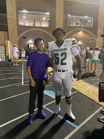 Two awesom DE one is a Junior and the other is a 7th grader remember the name Peyton Hall <a href="/JohnerioJ/">Johnerio Holt Jr</a> <a href="/KenWhitehead404/">Coach Ken Whitehead</a> @Mansell247 <a href="/ChadSimmons_/">ChadSimmons</a> <a href="/RecruitGeorgia/">Recruit Georgia</a> <a href="/AthensAcademyFB/">Athens Academy Football</a>
