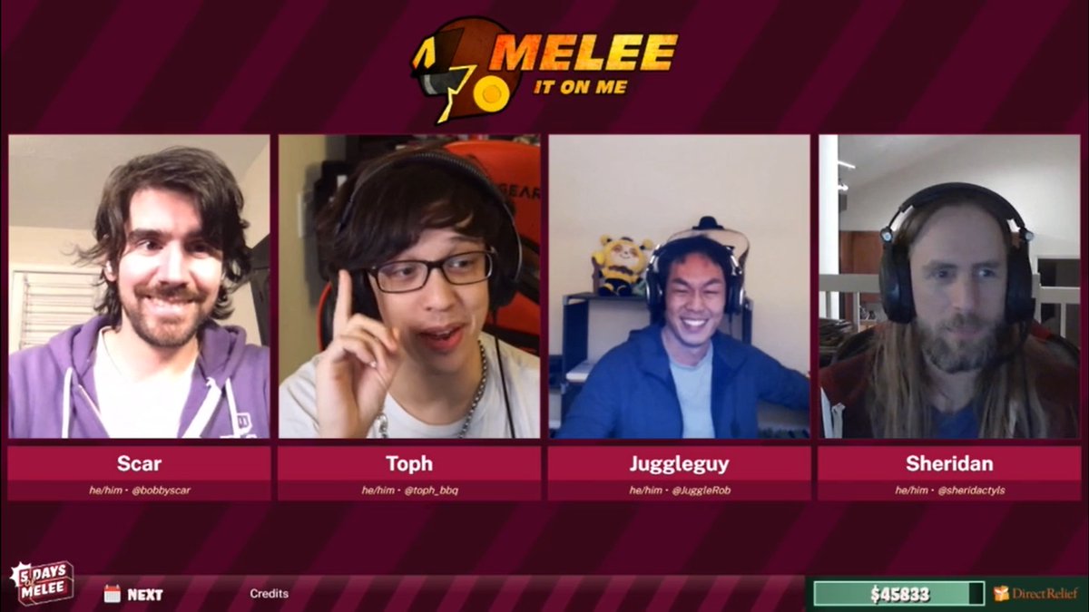 MeleeItOnMe's tweet photo. You've been with us for 5 entire days of Melee. It time for our last segment. To end the night...
It's the MIOM Podcast!
Ft. @bobbyscar, @toph_bbq, @JuggleRob, @sheridactyls @OXY_Crimson @DotZeb
Let's end #MeleeWeek the right way: https://t.co/teskFkLNwD https://t.co/9Vfo4slMFz