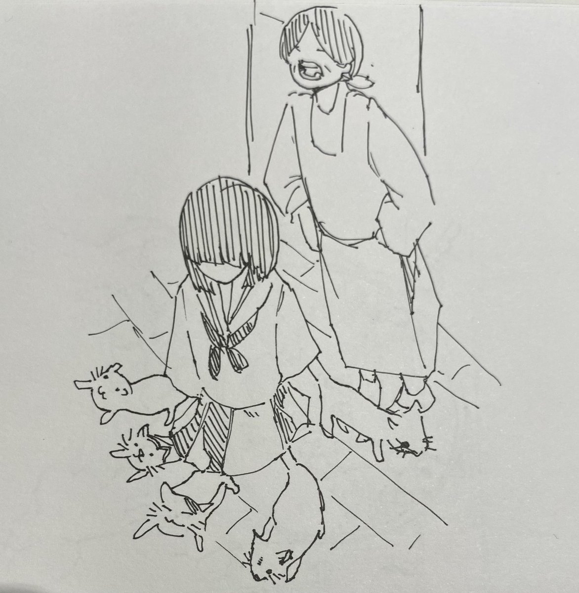 「猫になって」
少女は逃げたいばかりだ。

親の言うことは絶対で、
子供の私は口答えすら許されない。

心と肉体は徐々に死んでいく。

いっそ
猫になって逃げ出して
猫になって旅をして
猫になって自由を謳歌して
猫になって 