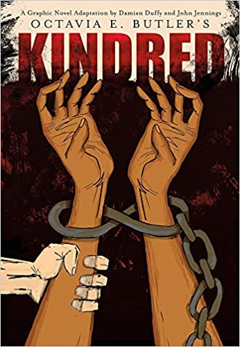 skepticafro's tweet photo. Daughter's birthday pack obviously contained @DamianD2Duffy/@JIJennings #BlackComixReturns, & their #graphicNovel adaptation of #OctaviaButler's #Kindred (Intro by @Nnedi) which she read last summer. I know Duffy & Jennings also did OB's #ParableOfTheSower #comics #bd #fumetto https://t.co/zy70inyumd