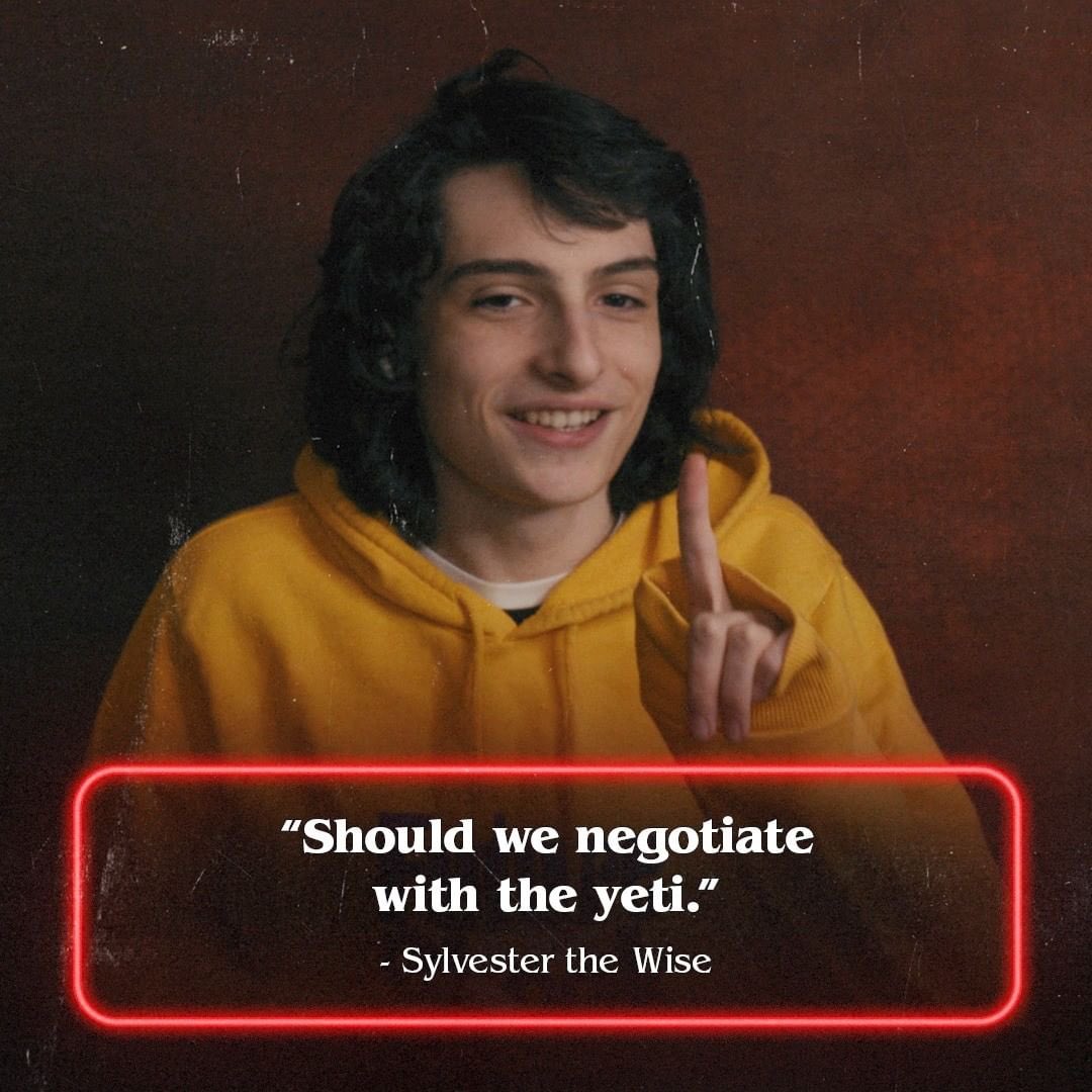 fwolfhardupdate's tweet photo. Finn Wolfhard as Sylvester the Wise
Watch Finn, David Harbour, Gaten Matarazzo, and Natalia Dyer play Dungeons & Dragons for #StrangerThingsDnD
Full campaign on Stranger Things' official YouTube channel
🎥: https://t.co/3k2VfA6YNB
📷: nxonnetflix via IG + Finn via IG Story https://t.co/RCZxpE59Qd
