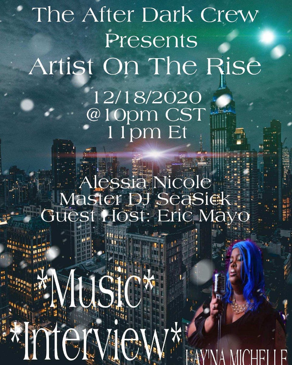 LaynaMichelle's tweet photo. Join us ( #RnBEmpress & @TheAfterDarkCr1 ) #podcast #unsigned #IndependentArtist https://t.co/y9kPIPPcPl