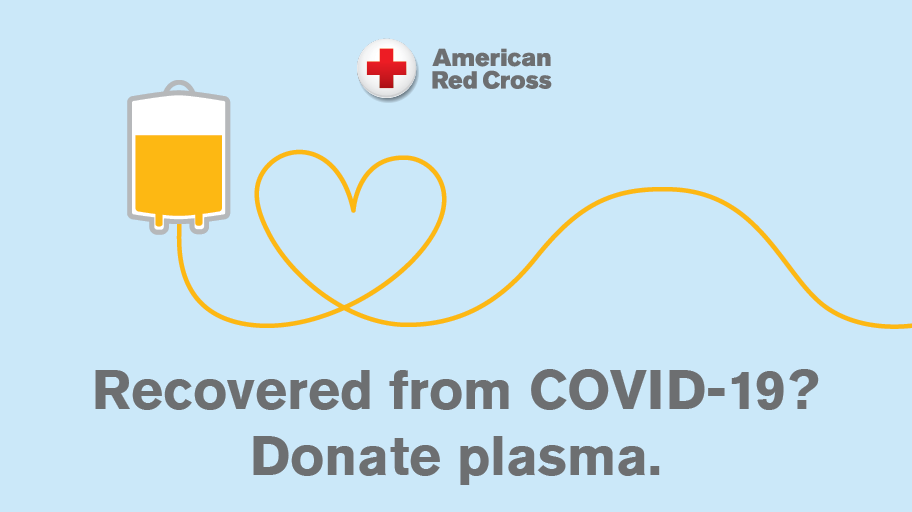 RedCrossGAR's tweet photo. As COVID-19 hospitalizations increase, hospital demand for convalescent plasma has also grown. If you've recovered from COVID-19, please sign up to donate your plasma with the Red Cross now to support those seriously ill with the virus. Register at https://t.co/bD8odfqQKJ. https://t.co/YFE4znesY5