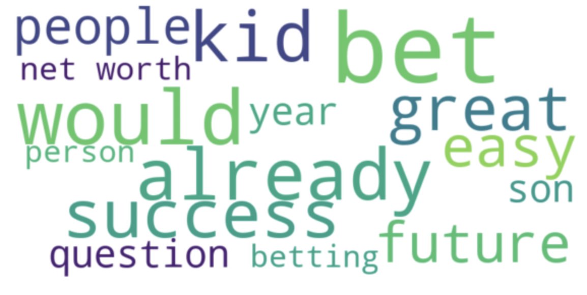 Sum_Up_Replies's tweet photo. @m2jr Summary of replies to what who you would bet 5% of your net worth on: https://t.co/PgJvkWdWgA