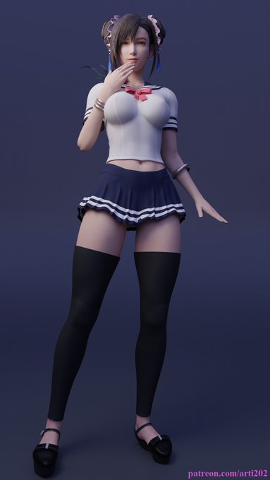 2 pic. Tifa

1- https://t.co/1sGC5XDhkh
2- https://t.co/oUM3T57TCX

Extra Clothes/Angles 4k (18 versions)