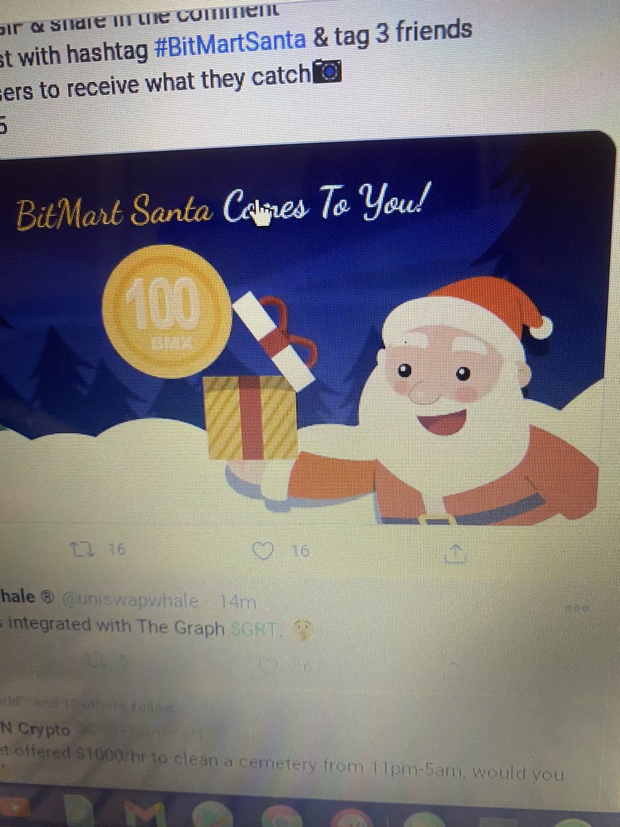 newsense2004's tweet photo. @BitMartExchange #BitMartSanta @LIONO_returns @Anarchcryptolo1 @hasaan_tanveer https://t.co/lBhUdoc5eX