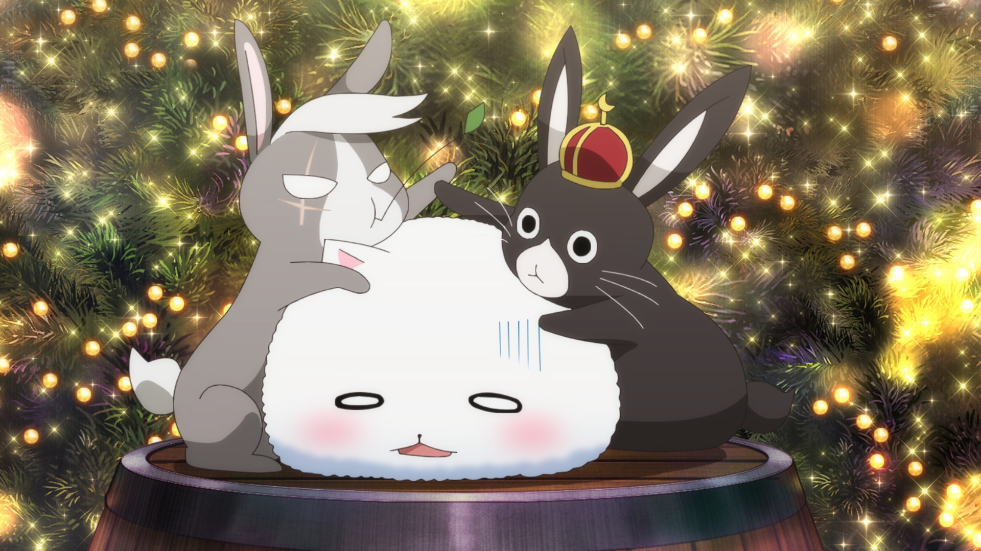 Tvアニメ ご注文はうさぎですか 在 Twitter 上 Merry X Mas ご注文はうさぎですか Bloom 第11羽 にっこりカフェと七色の魔法使い 本日放送 ティッピー あんこ ワイルドギースもクリスマスに向けて準備中 Gochiusa ごちうさクリスマス T