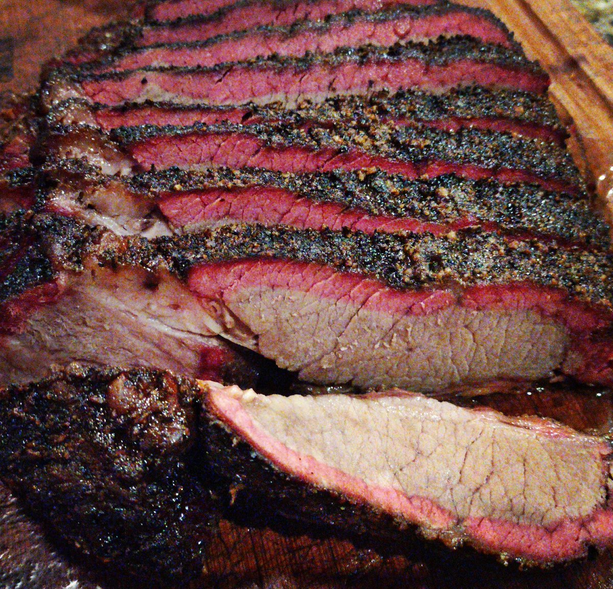 Smoked Brisket point for 16 hours