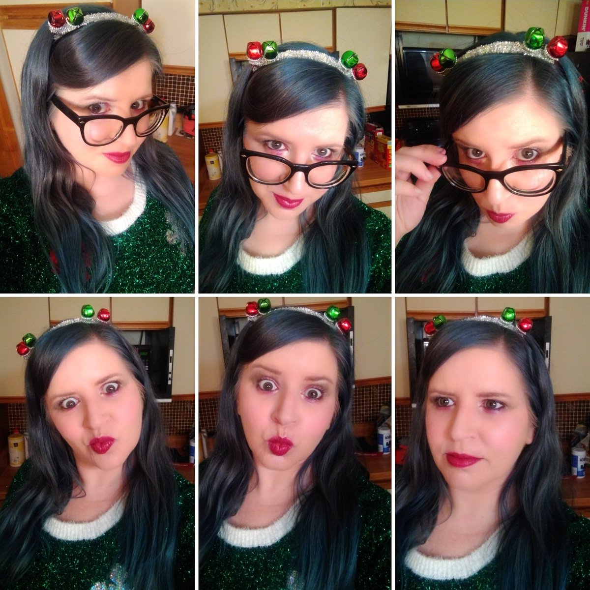 NotebookEmpress's tweet photo. The many faces of me while on set for another Xmas episode of #Webseries #FML π
#SetLife #actress #indiefilm #nofilter #badlightingdontcare #NotebookEntertainment #fridaynight https://t.co/RavVZY263w
