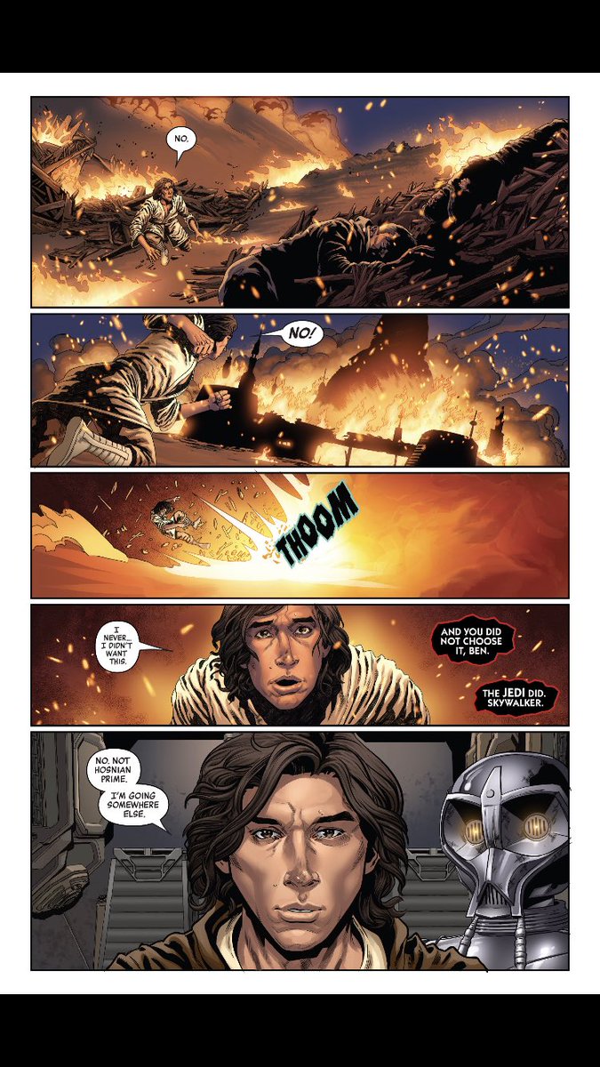 Mandalorian spoilersBut what if they have Grogu die at the temple fire and Ben gets more hate?My gut says they wont do that. But even if they did thats good for us!The had the opportunity to make ben a monster and instead they gave us an intentionally vague moment