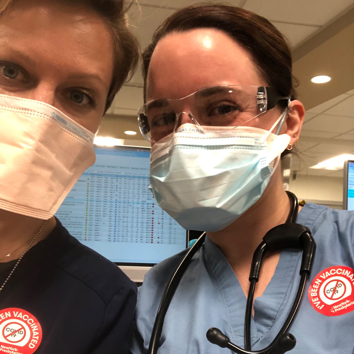 APDs who vaccinate together stay together! Having a lot of feels about what this moment means for us, our residents, care teams and patients
