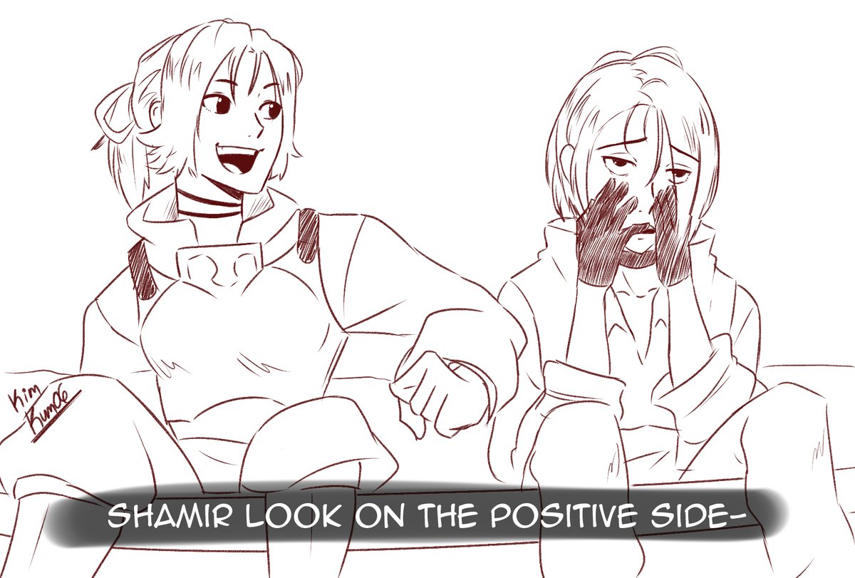 (4/9) Think on the positive side scene which.... is..... actually almost to canon between these two.... probably. 