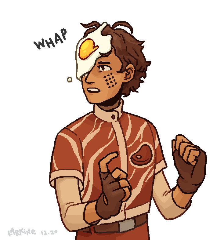 alternate universe in which Sebastian Telephone is never incinerated. instead, he is struck in the head with a fried egg

#blaseball ☎️ <a href="/SebTelephone/">Sebastian Telephone</a>