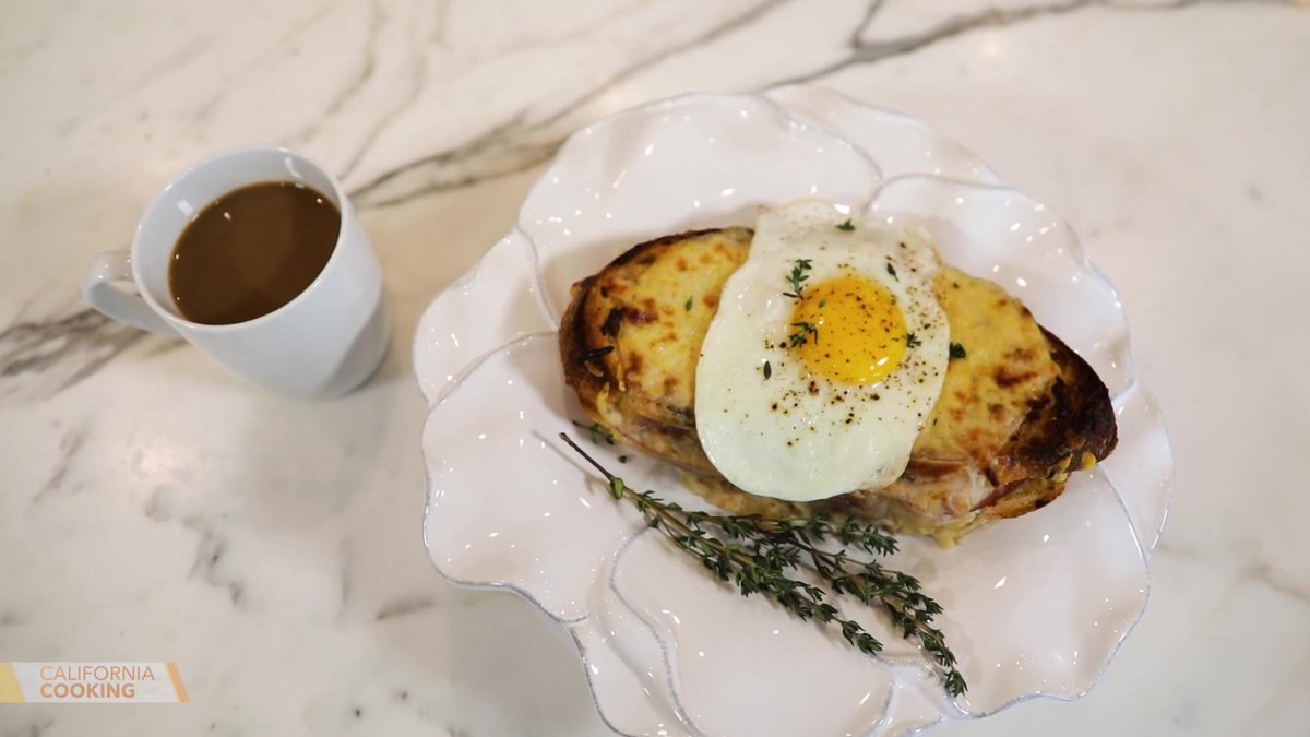 KTLA's tweet photo. .@jessicaktla is going for the decadent this holiday season. In a new episode of #CaliforniaCooking, our host tries a new twist to hot chocolate, she makes a delicious croque madame ๐ซ๐ท and lobster and shrimp pot pies with a special spice ๐ฆ๐ฆ. Watch live: https://t.co/c47Dcb2MUK https://t.co/rS8UQUfVG0