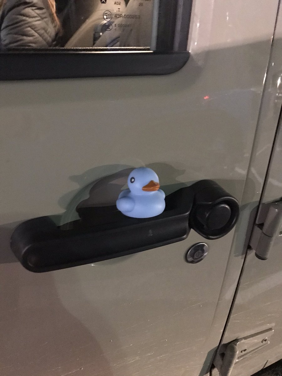 cct4au's tweet photo. Thank you Blue Jeep for the #duckduckjeep tonight in Opelika, Alabama. Now that we know it’s a thing, we will pay it forward! @shelley4au @Jeep #jeepfamily #jeeplife #willyswheeler #jeepducking #duckingjeep https://t.co/Gulz4WZWX9