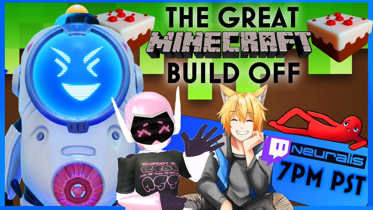 neuralisGG's tweet image. In one hour... a contest like no other, unless your British and enjoy baked goods. Me? I’m just making friends with @WhisperMute, @Hidden_FoxVR and @EiosRequiem