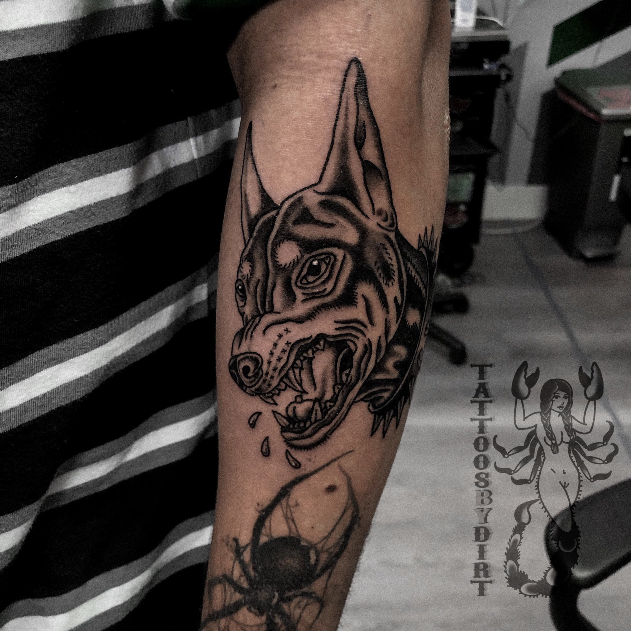 Doberman Tattoos by Mike DeVries TattooNOW