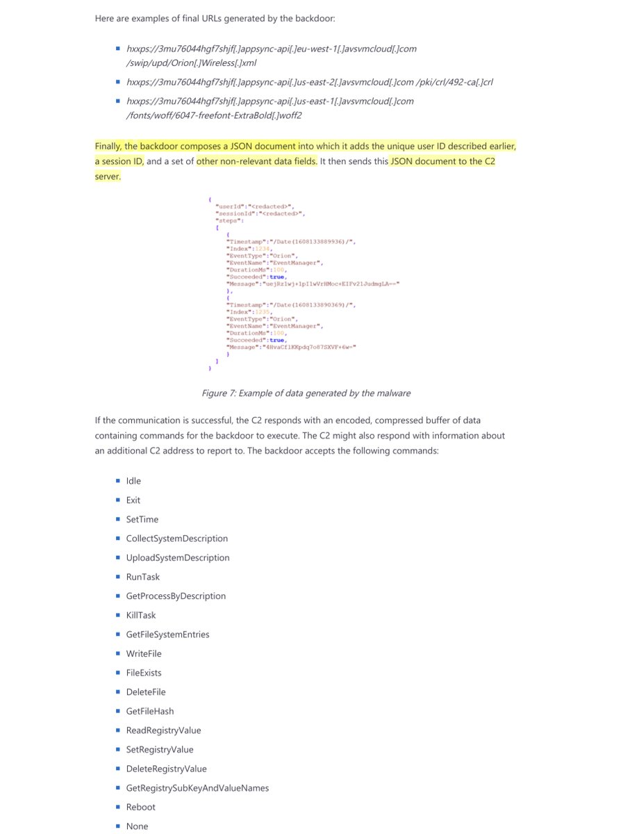 I have to say this breach is probably one of the most flawless reverse engineering Ops I’ve ever read“The envelopes“ passed through numerous built-in security checks. This takes meticulous planning, discipline & serious coding chopsIt’s impressive https://www.microsoft.com/security/blog/2020/12/18/analyzing-solorigate-the-compromised-dll-file-that-started-a-sophisticated-cyberattack-and-how-microsoft-defender-helps-protect/