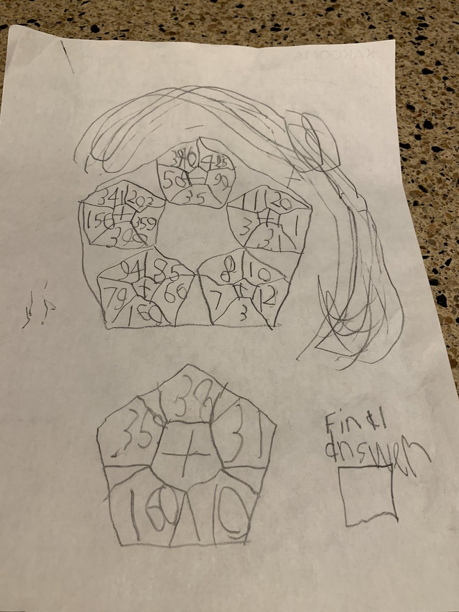 carriesantel's tweet photo. My son loved making one of your puzzles! He was so excited for us to solve it. @gregtangmath #thisOURBallwin https://t.co/OINSl3NnVc