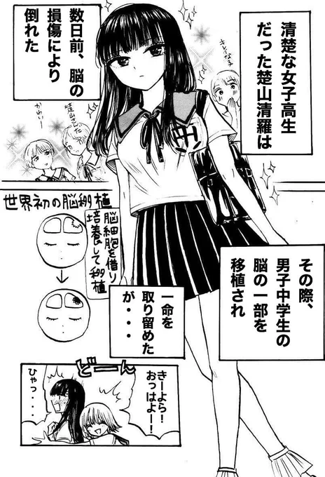 清楚な女子高生、脳の手術で性癖歪む 再掲 