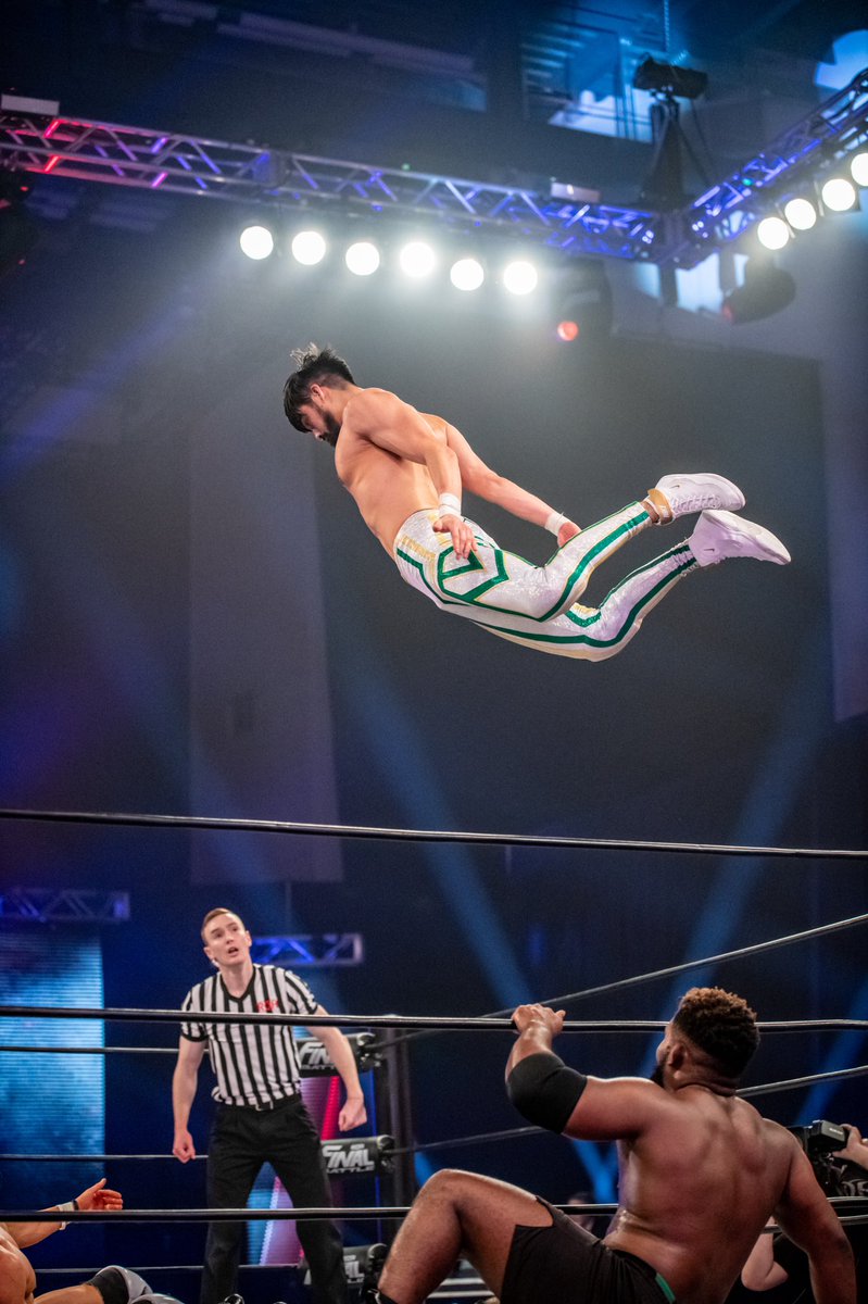 WheelerYuta's tweet photo. We didn’t come up victorious, but I’m proud to have made history in the first ever Pure Rules Tag Team match tonight at #FinalBattle. 

Here’s to many more 🍻 
📸: Mike Adams https://t.co/LUtxAwQ3Uw