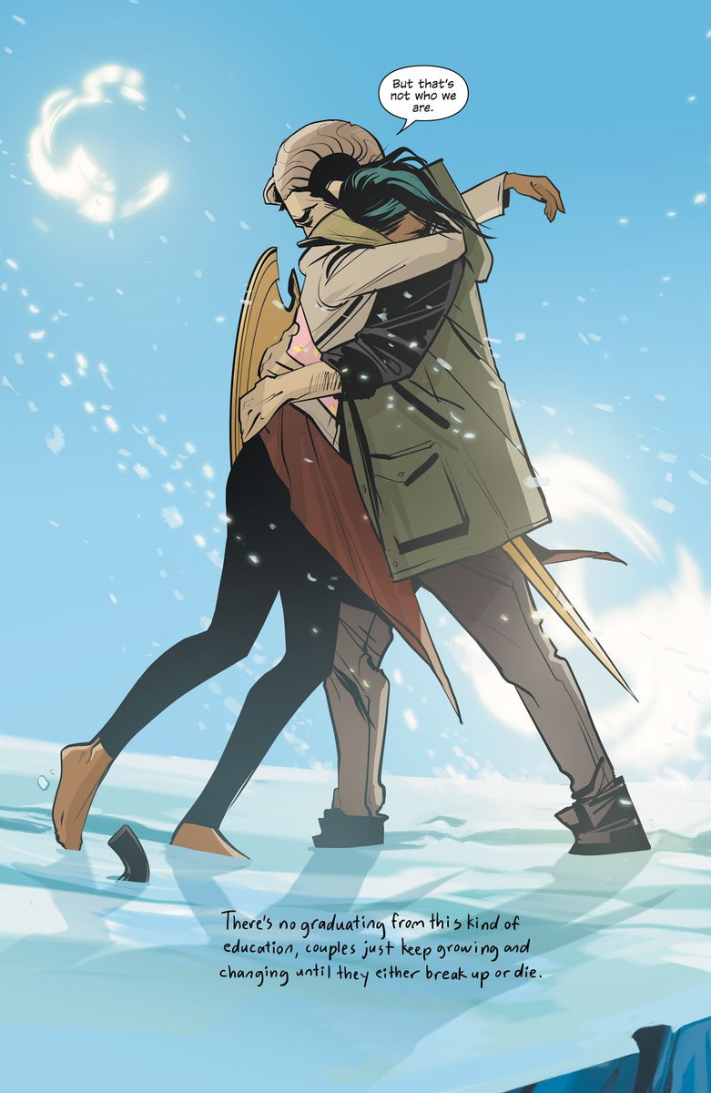 SAGA is a treat for the eyes and heart, as you feel yourself get invested in this small story of a family in the middle of a war waged on a galactic scale. And with such a story you feel every moment of happiness as heavily as every death that plagues the journey.
