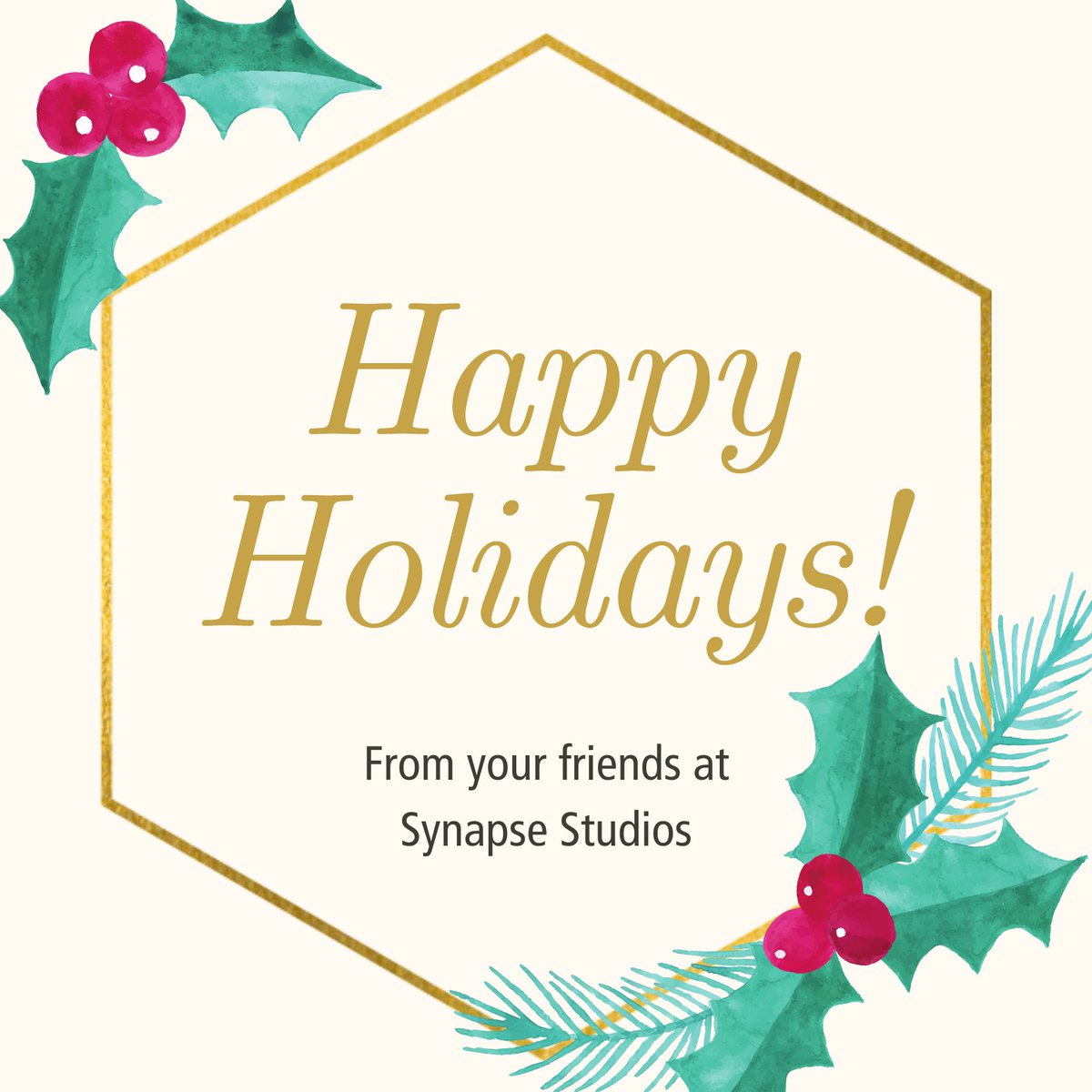 Well, we made it! We are closing up shop for the next two weeks to unwind from this crazy year. We're looking forward to seeing what's in store for us in 2021! Happy holiday to you and yours!