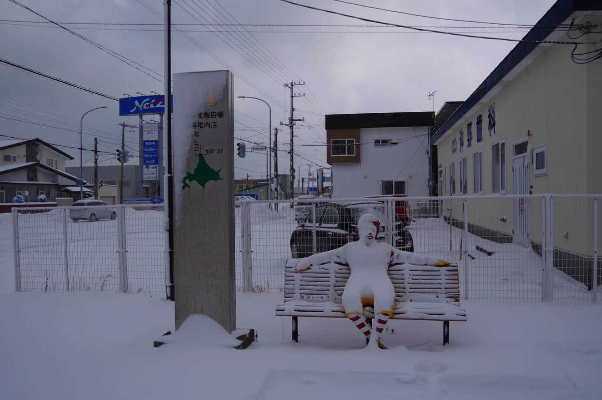 雪国では、マクドナルドもこうなってしまう！ホラーな瞬間