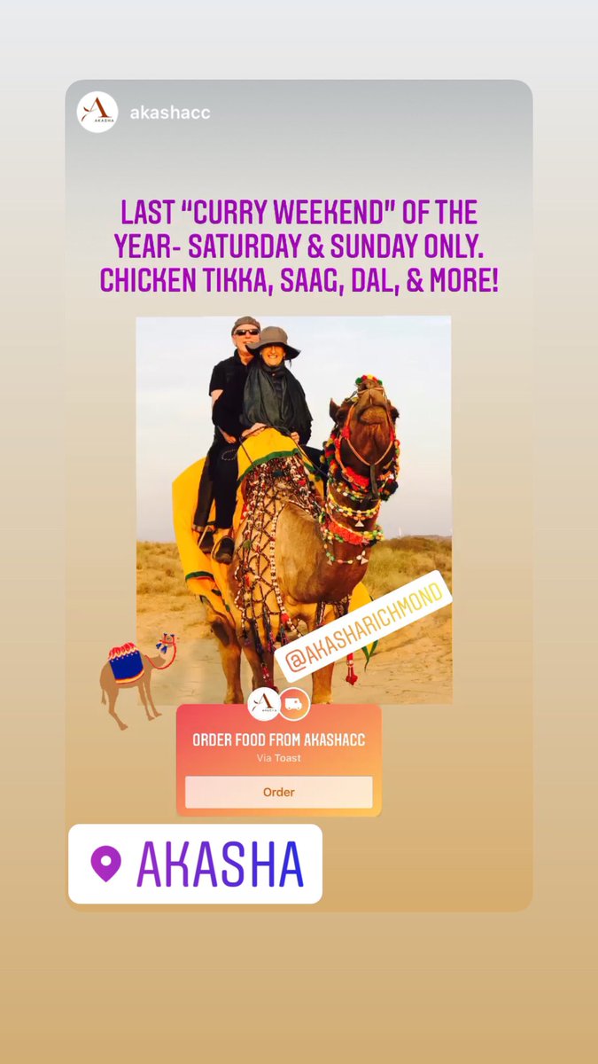 Holiday Pop Up this weekend 11-4 Saturday &amp; Sunday. Curry Weekend too! Order at link after 2pm for Saturday or Sunday. toasttab.com/akasha/v3