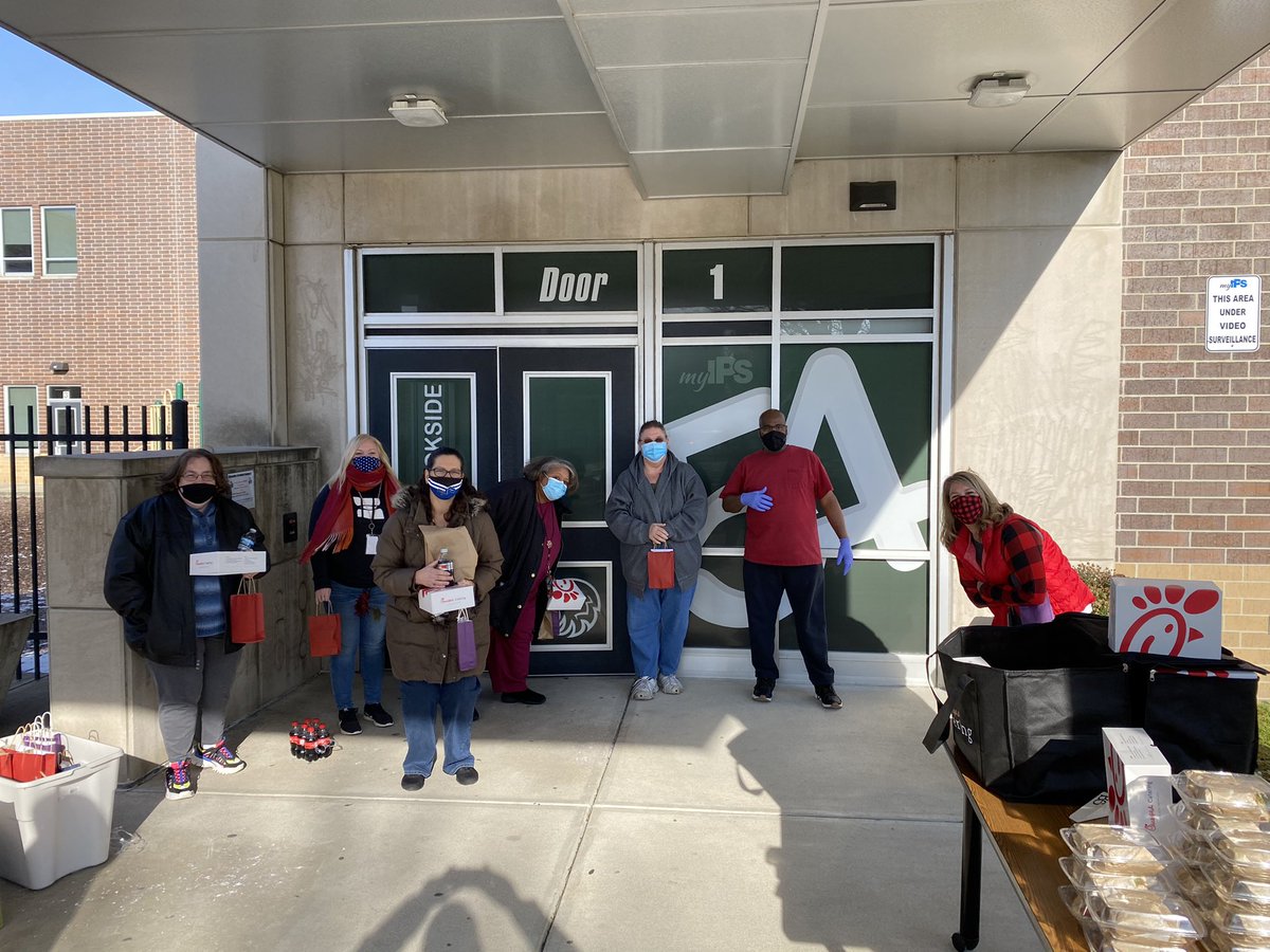 Today was a great day at Brookside! Our Admin Team and Northview Church celebrated our staff, and showered them with gifts and food.  Thank you to our wonderful partners @NorthviewIN  #partnershipsthatwork #teachersdeserveit @IPSSchools @AleesiaLJohnson @ms_siefert @DrNHenderson