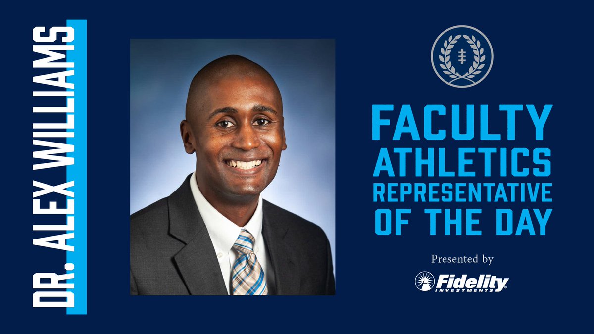 NFFNetwork's tweet photo. The NFF #FARoftheDay presented by @Fidelity is Alex Williams - @Lion_Athletics FAR and @tamuc Associate Professor of Management &amp; Economics https://t.co/dRA2yJ7RtG