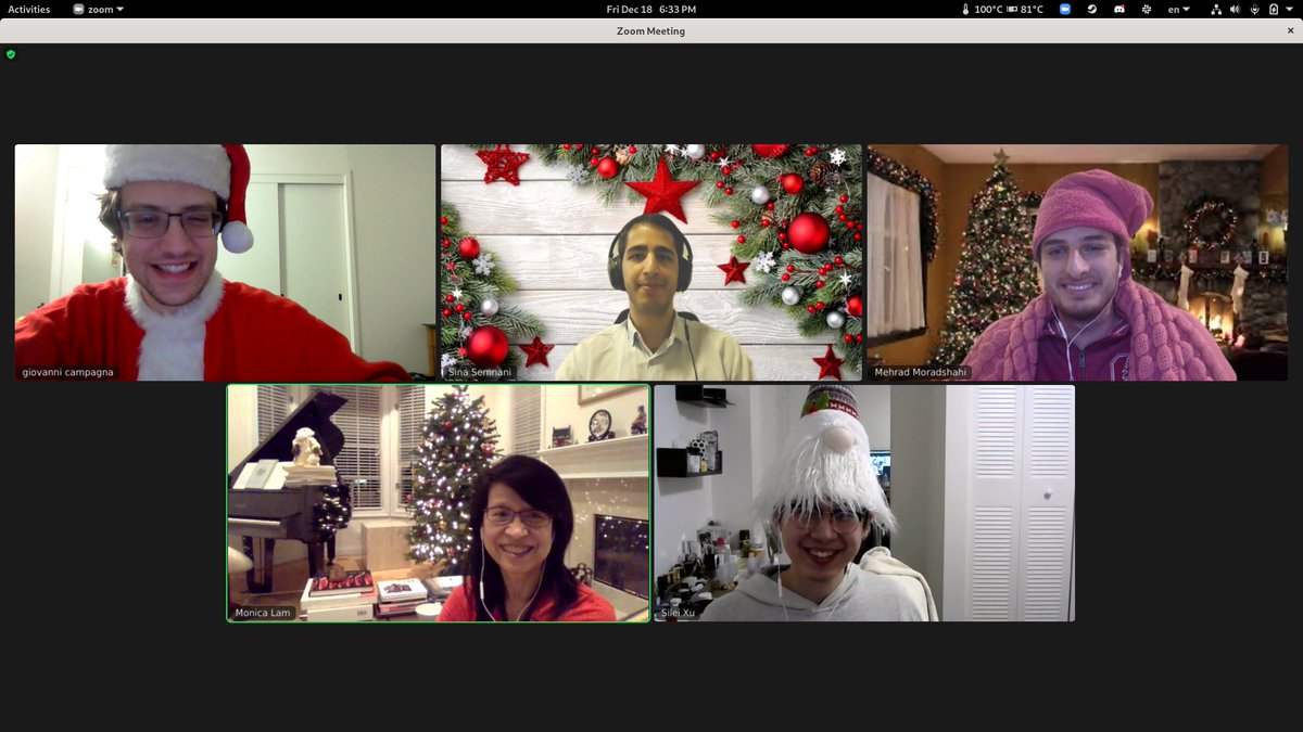 Christmas party time! Happy holidays from the OVAL team, and stay safe everyone!